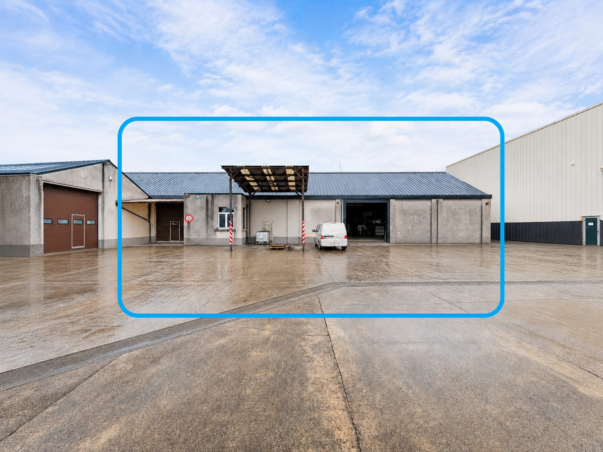 Entrepôt de +/-410 m²